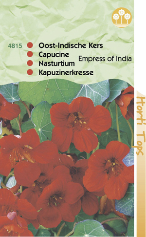 Tropaeolum ( oost- indische kers) empress of india rood 0.99