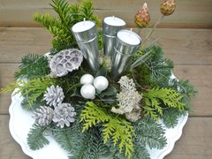 12-Kerststukken