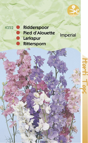 Delphinium consolida impperial gem. ( Ridderspoor ) 0.69