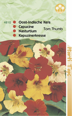 Tropaeolum ( oost- indische kers) tom thumb gemengd 0.79 - Klik op de afbeelding om het venster te sluiten